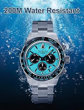 Amazon | タクティカルフロッグウォッチ 男性用 41mm パンダ